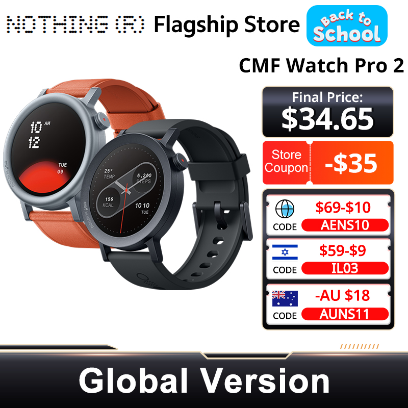 Timex Watches Smartwatch - CMF by Nothing Watch Pro 2