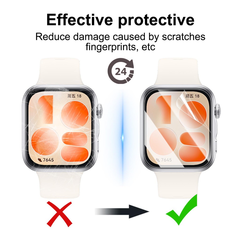 Soft Flexible Hydrogel Protect - огляд і ціна Huawei Smartwatch Watch Fit