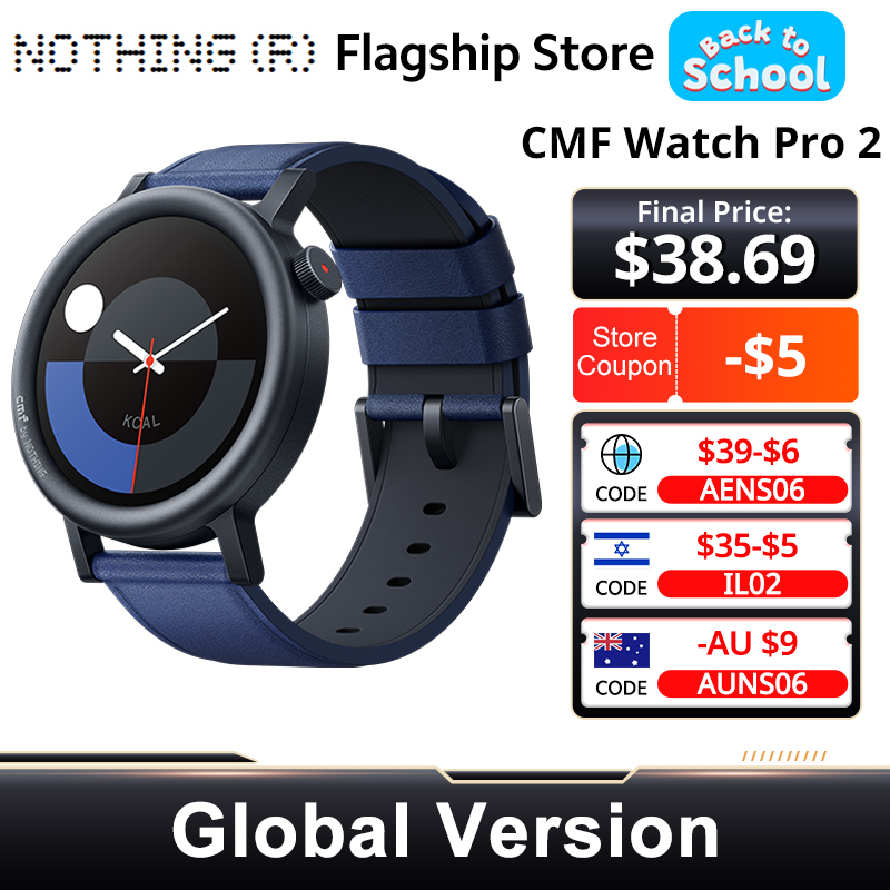 CMF by Nothing Watch Pro 2 Glo - огляд і ціна Timex Watches Smartwatch