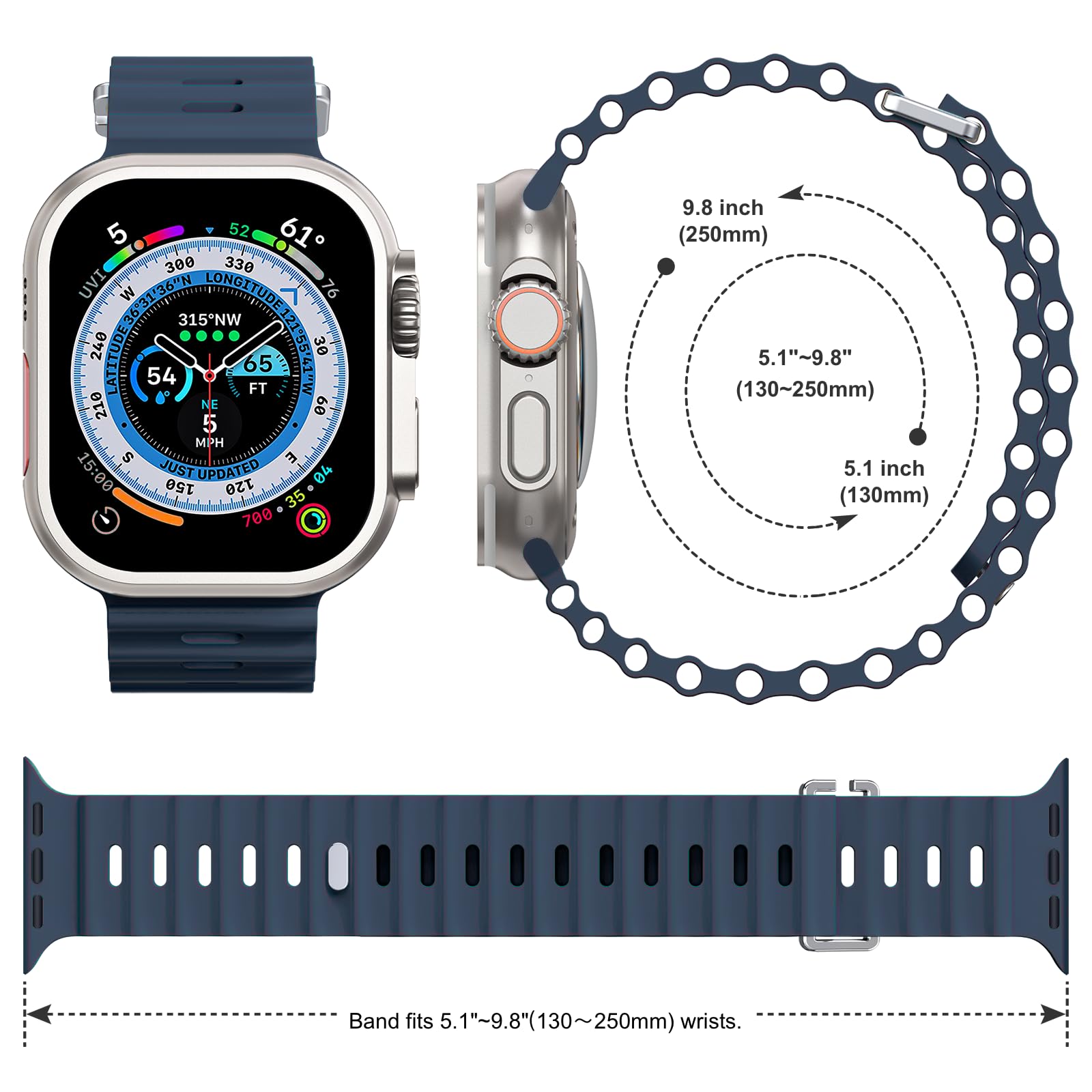 Ocean Band Strap For Apple Wat - огляд і ціна Smartwatch Apple Watches For Men