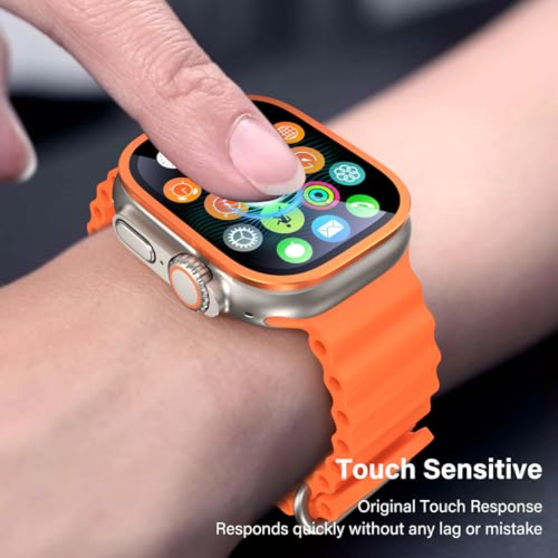 2PCS HD Metal Tempered Glass F - огляд і ціна Smartwatch Apple Watches For Men