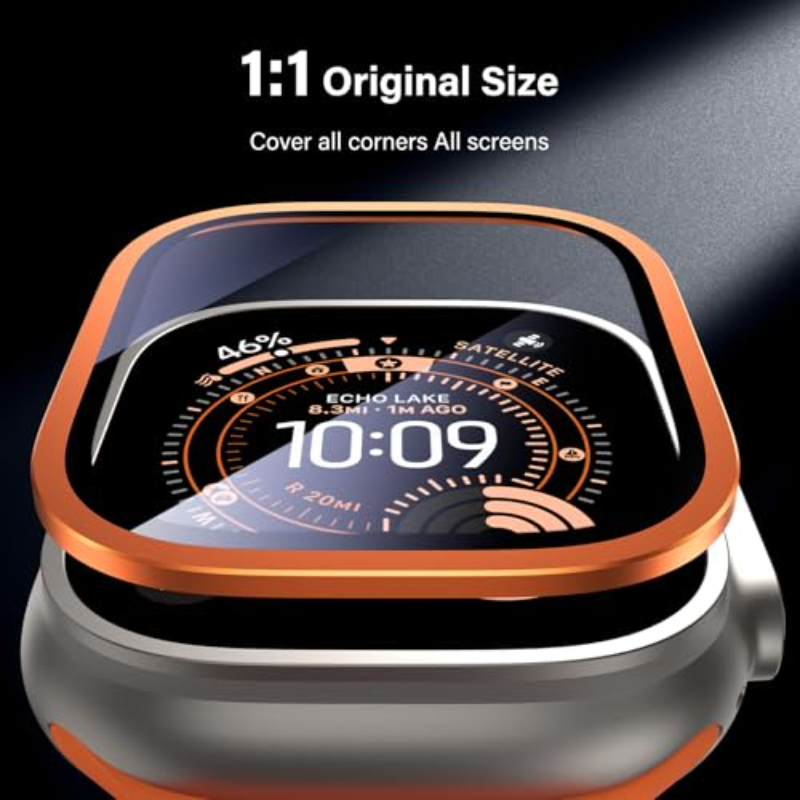 2PCS HD Metal Tempered Glass F - огляд і ціна Smartwatch Apple Watches For Men