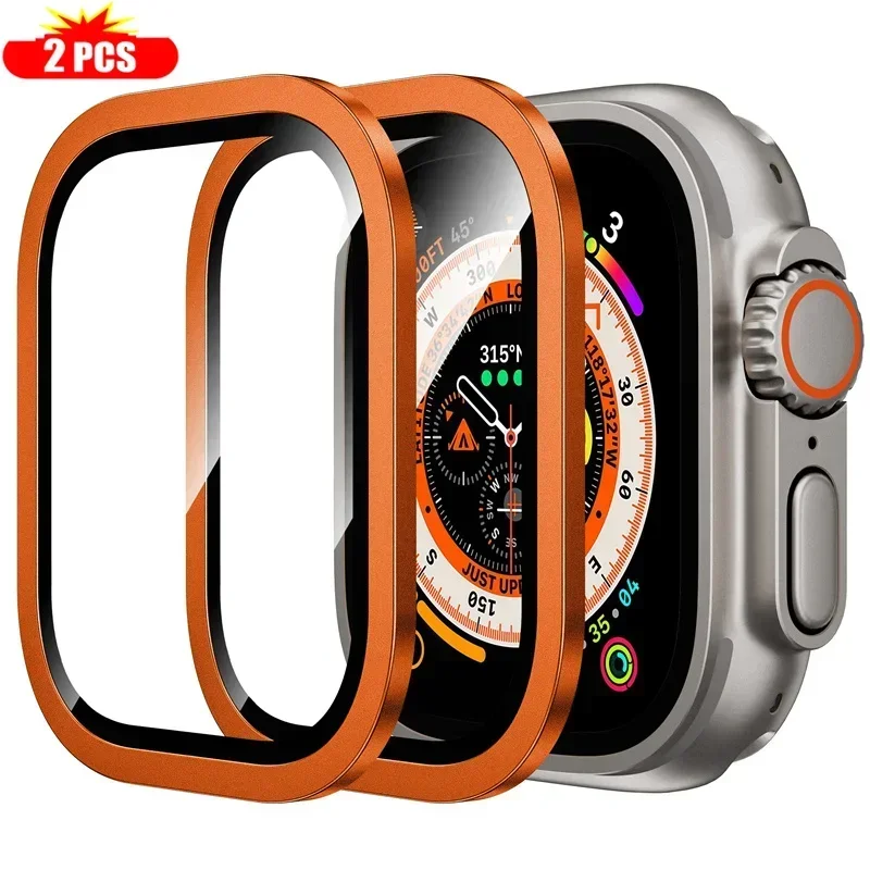 2PCS Titanium Metal Frame for  - огляд і ціна Smartwatch Apple Watches For Men