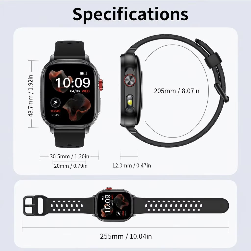 2026 Smart Watch 2.01'' Fitnes - огляд і ціна Smartwatch Watches For Men Digital