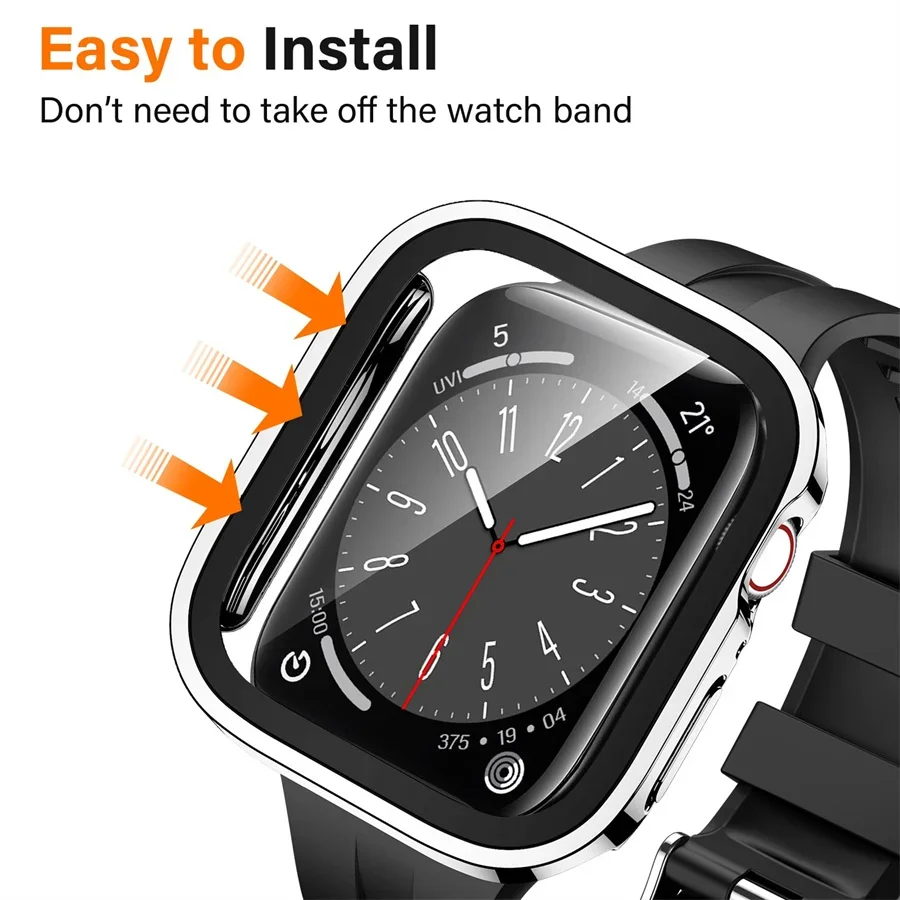 Glass+cover For Apple Watch ca - огляд і ціна Smartwatch Iphone Watches For Women