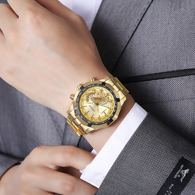 Luxury Men's Quartz Watch Stee - огляд і ціна Smartwatch Watches Gift For Boys