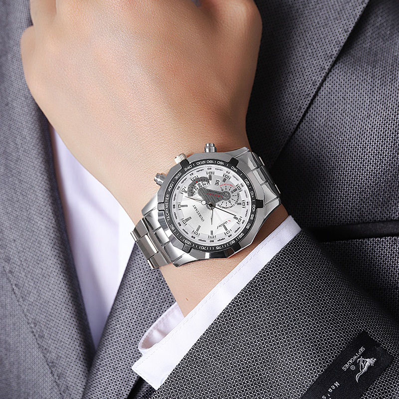 Luxury Men's Quartz Watch Stee - огляд і ціна Smartwatch Watches Gift For Boys