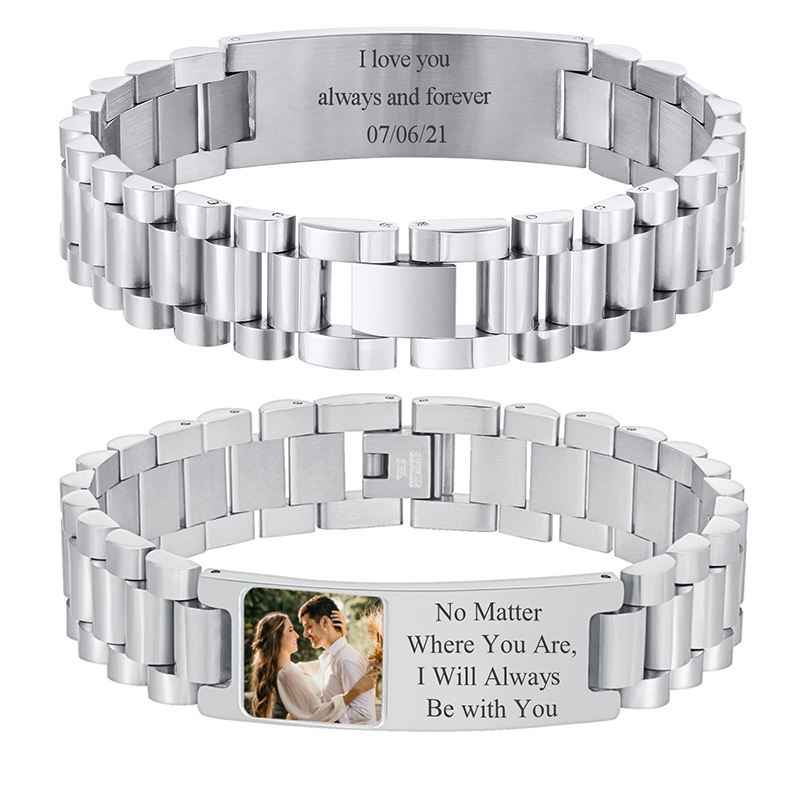 Custom Picture Text Bracelet W - огляд і ціна Smartwatch Sports Watches For Men