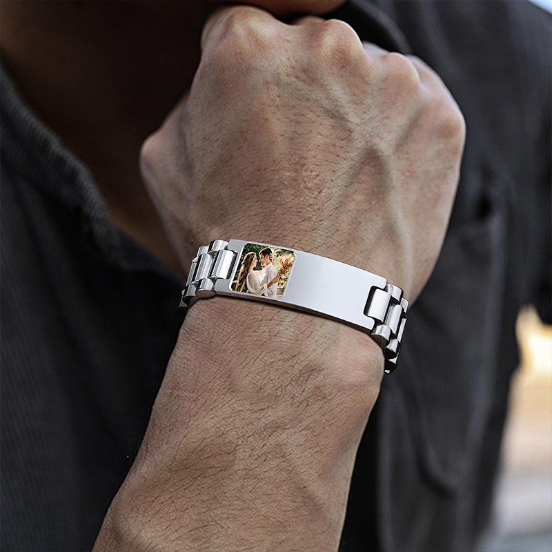 Custom Picture Text Bracelet W - огляд і ціна Smartwatch Sports Watches For Men