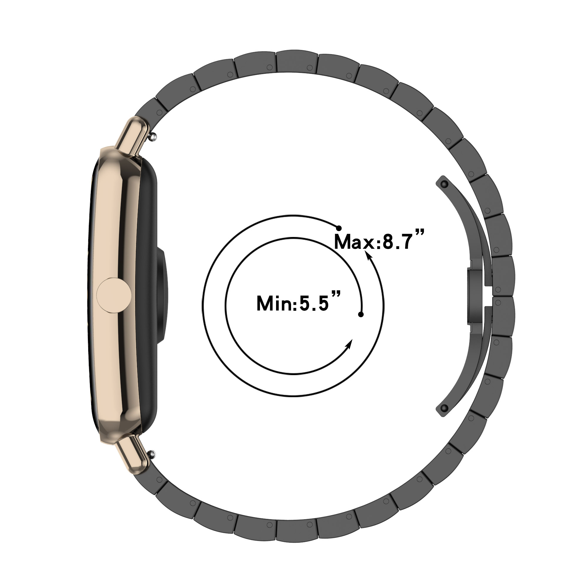 16mm Stainless Steel wristband - огляд і ціна Timex Watches Smartwatch