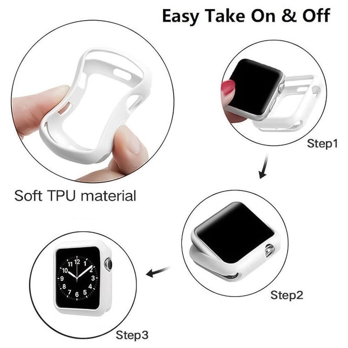 TPU Silicone Case For Huawei W - огляд і ціна Huawei Smartwatch Watch Fit