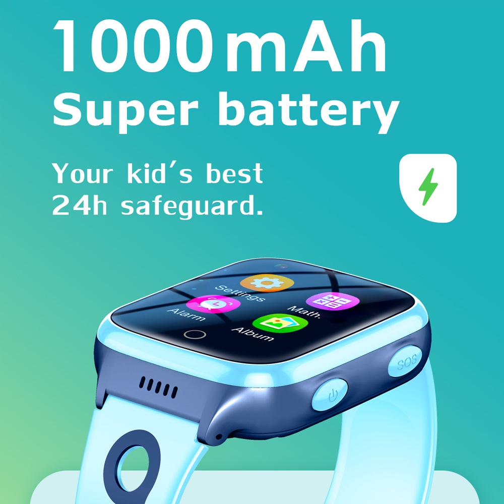 Hot 4G Kids Smartwatch 1000 Ma - огляд і ціна Smartwatch Digital Watches For Kid Boy With Alarm