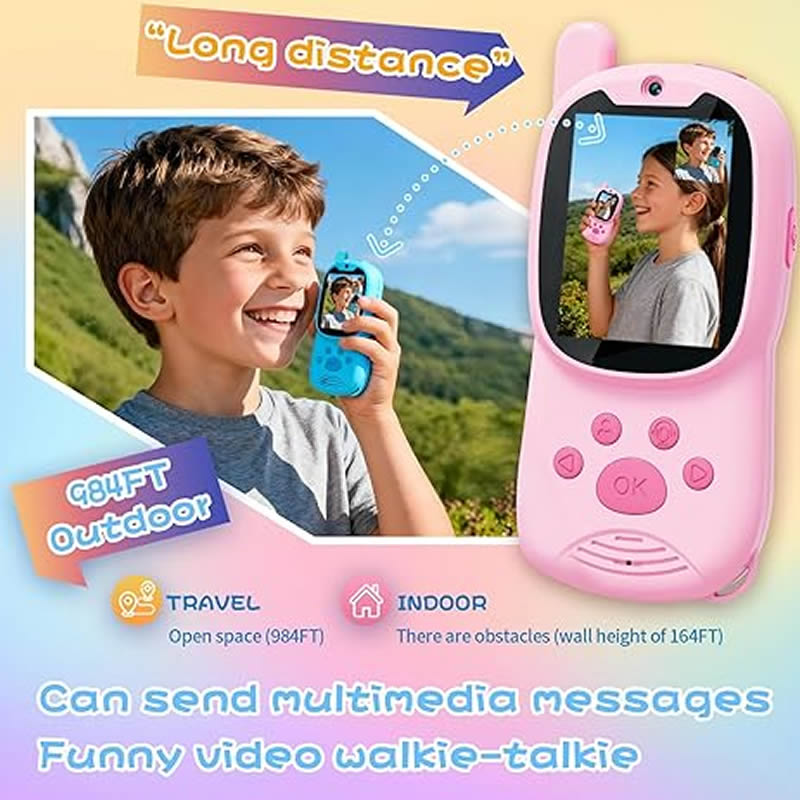 Walkie Talkies Cute 2Pack Rech - огляд і ціна Smartwatch Watches Gift For Boys