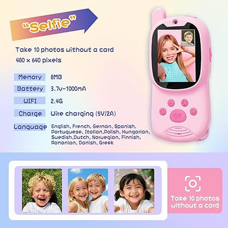 Walkie Talkies Cute 2Pack Rech - огляд і ціна Smartwatch Watches Gift For Boys