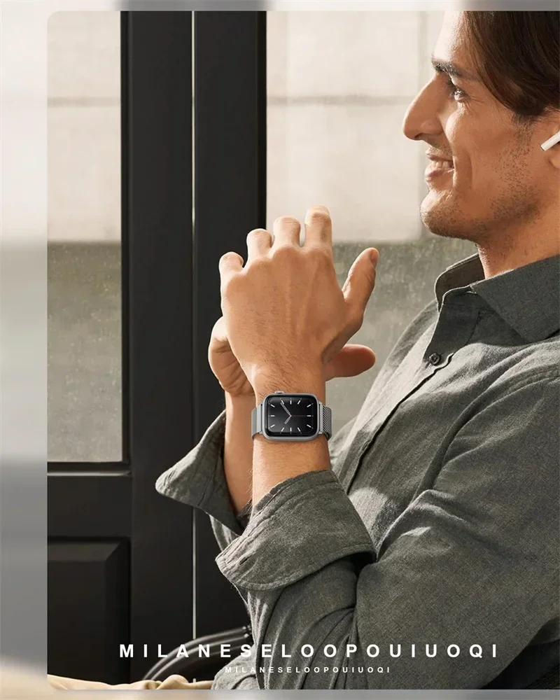 Milanese Loop for apple watch  - огляд і ціна Smartwatch Iphone Watches For Women
