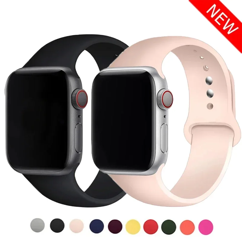 Sport Soft Silicone For Apple  - огляд і ціна Smartwatch Iphone Watches For Women
