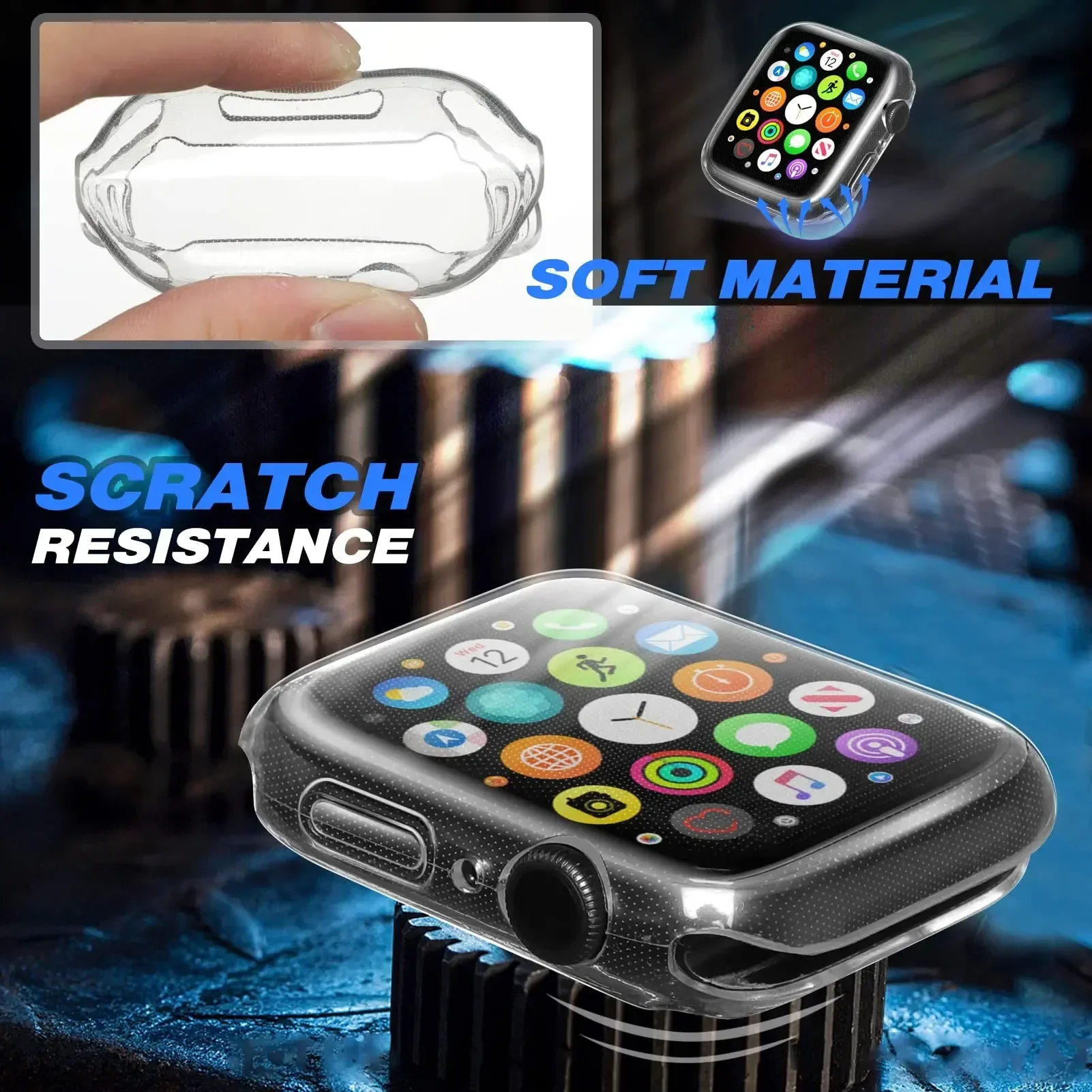 Cover For Apple Watch Case 44m - огляд і ціна Smartwatch Iphone Watches For Women