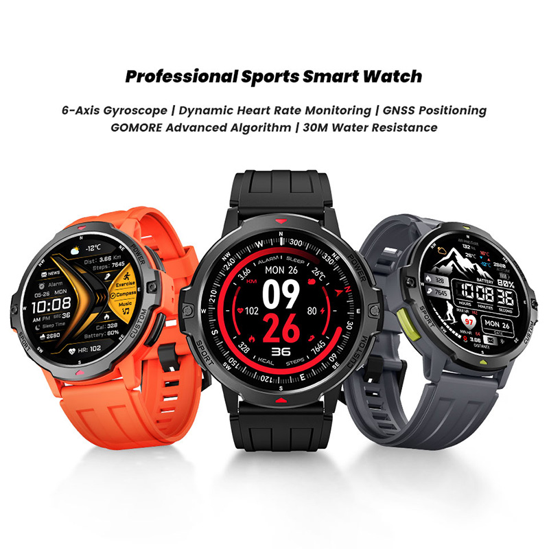 NEW 6-Axis Gyroscope Military  - огляд і ціна Timex Watches Smartwatch