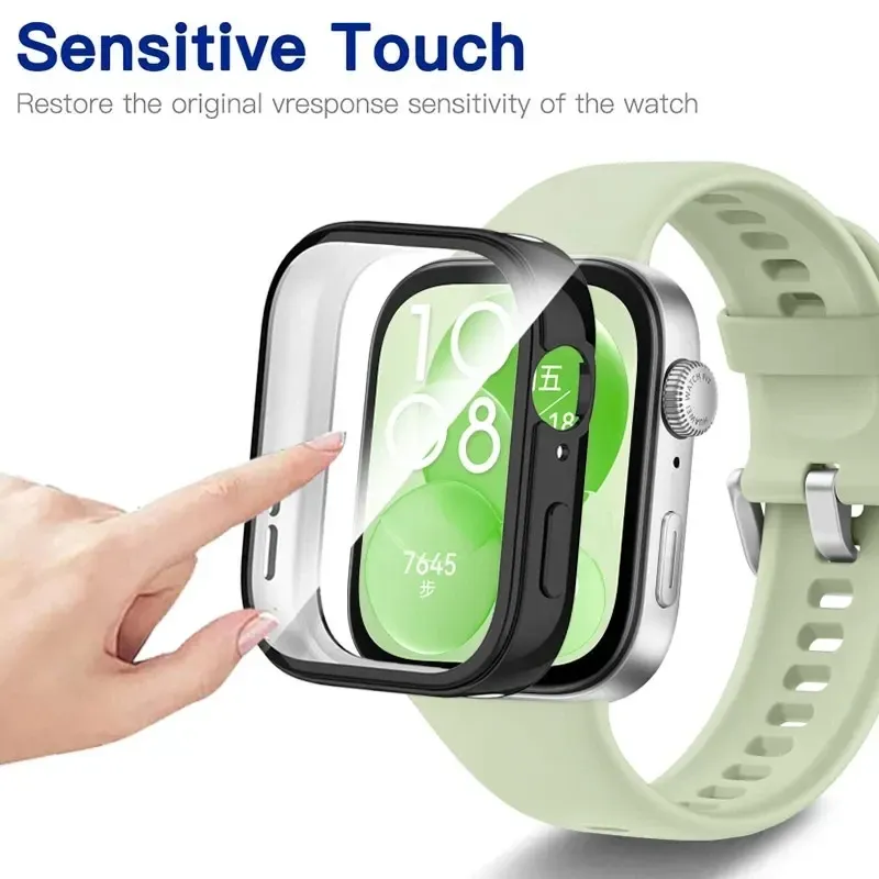 Glass+PC Case for Huawei Watch - огляд і ціна Huawei Smartwatch Watch Fit
