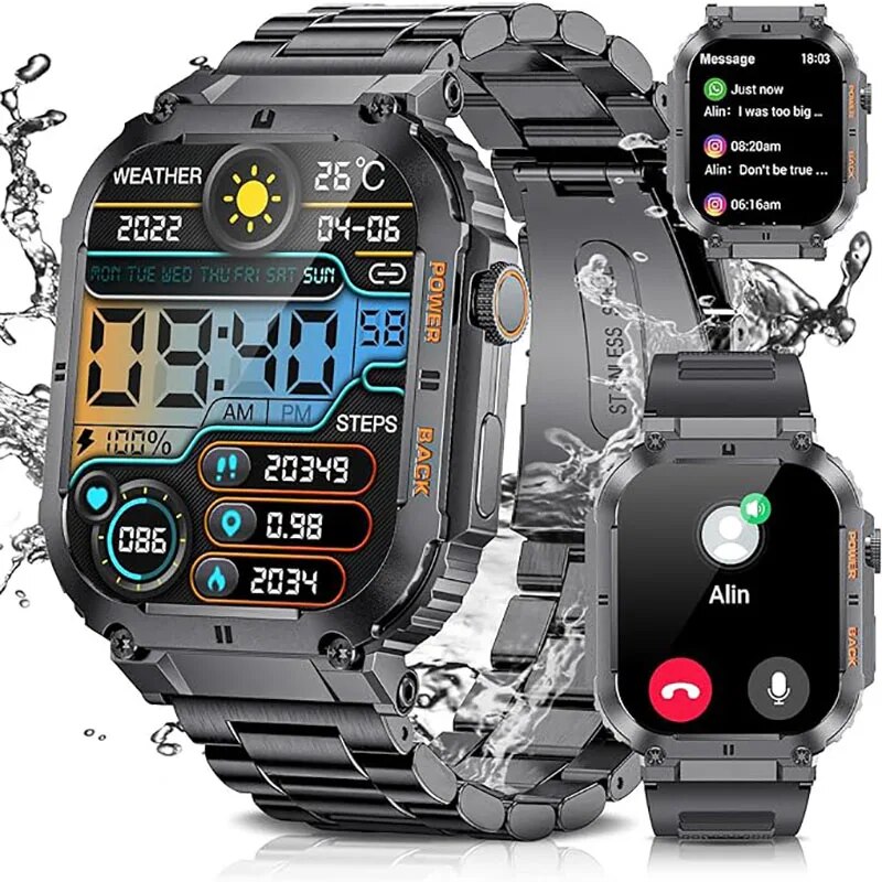 LIGE Outdoor Sports Fitness Sm - огляд і ціна Smartwatch Digital Watches For Men