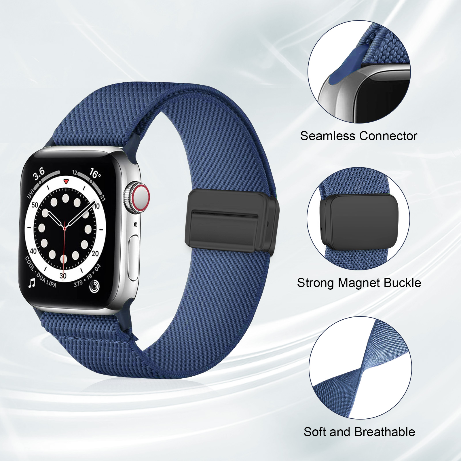Magnetic Strap For Apple Watch - огляд і ціна Smartwatch Iphone Watches For Women