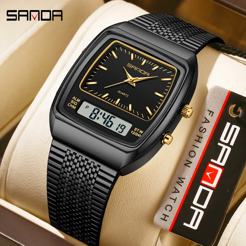 SANDA Watches Men Waterproof A - огляд і ціна Timex Watches Smartwatch