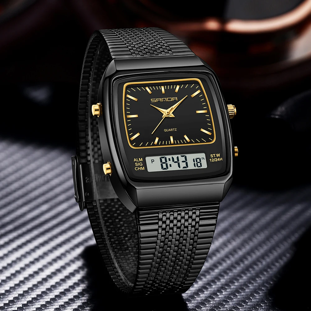 SANDA Watches Men Waterproof A - огляд і ціна Timex Watches Smartwatch