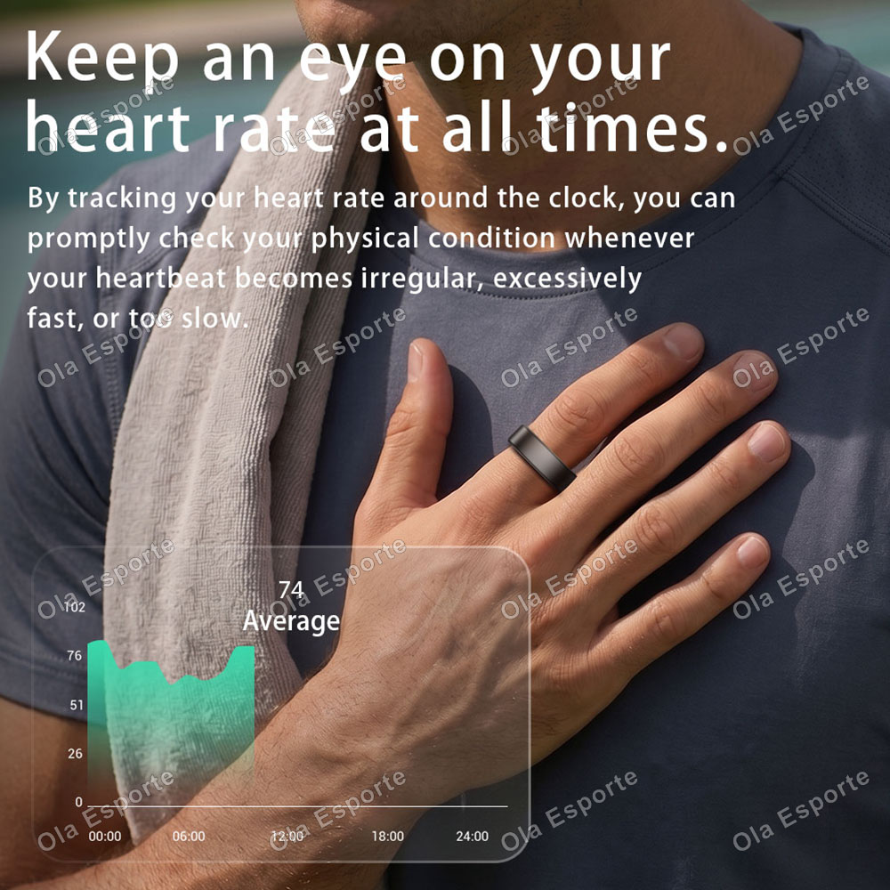 Smart Ring Heart Rate Blood Ox - огляд і ціна Smartwatch Sports Watches For Men
