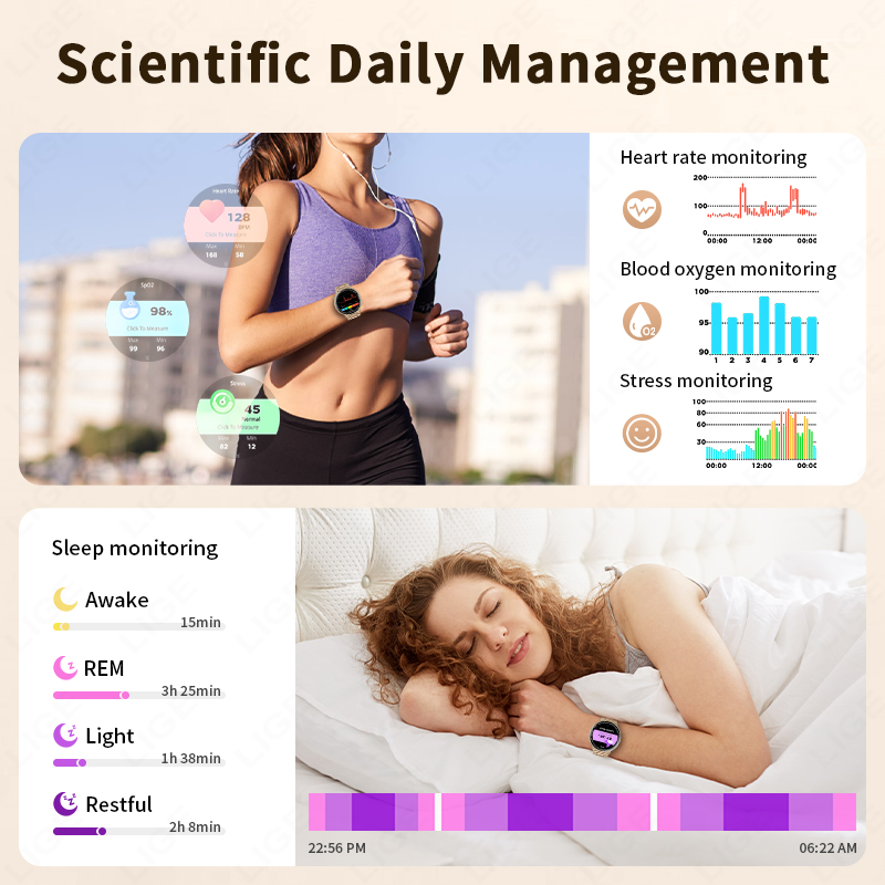 LIGE GPS Smart Watch Heart Rat - огляд і ціна Smartwatch Watches For Women With Gps