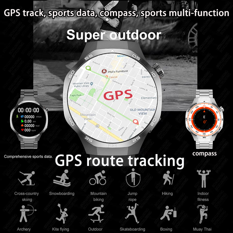 2026 New BOXUXING Watch 5 MAX  - огляд і ціна Smartwatch Watches For Women With Gps