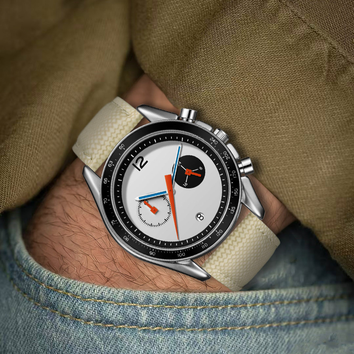 CILOA Vintage Racing Chronogra - огляд і ціна Smartwatch Sports Watches For Men