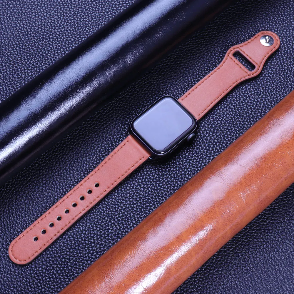 Leather band For Apple watch U - огляд і ціна Smartwatch Iphone Watches For Women