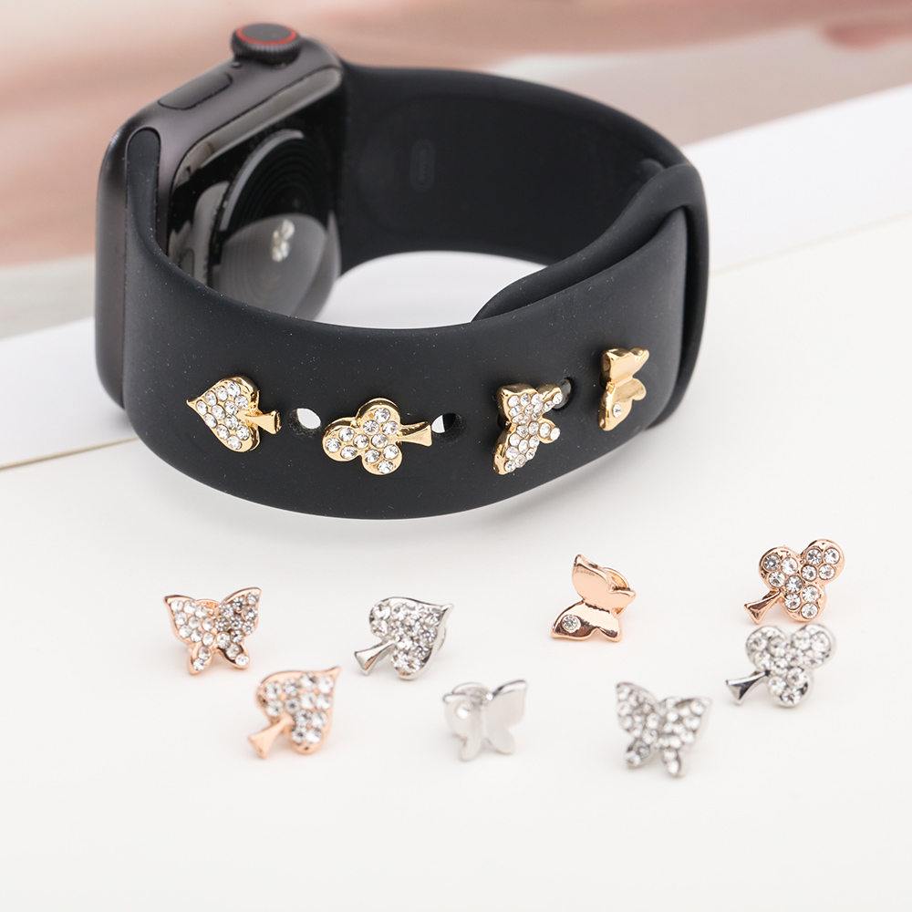 Charms for Apple Watch Silicon - огляд і ціна Smartwatch Iphone Watches For Women