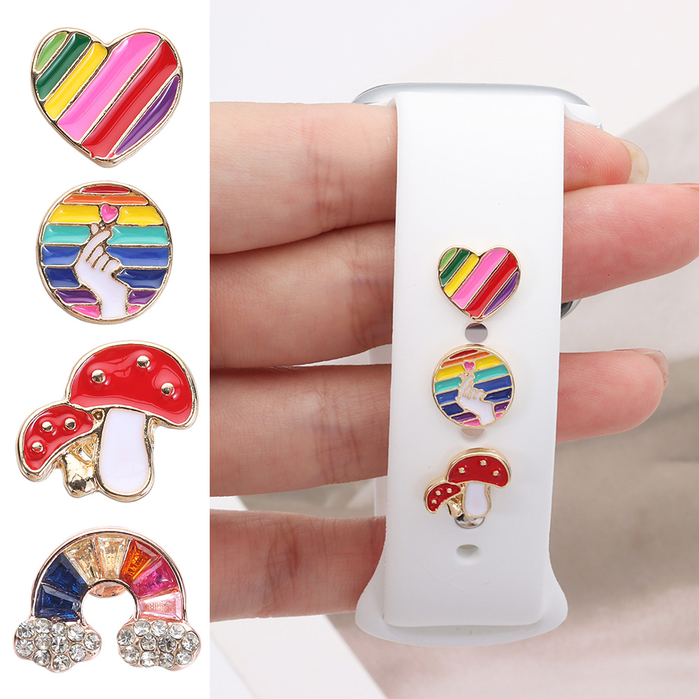 Charms for Apple Watch Silicon - огляд і ціна Smartwatch Iphone Watches For Women