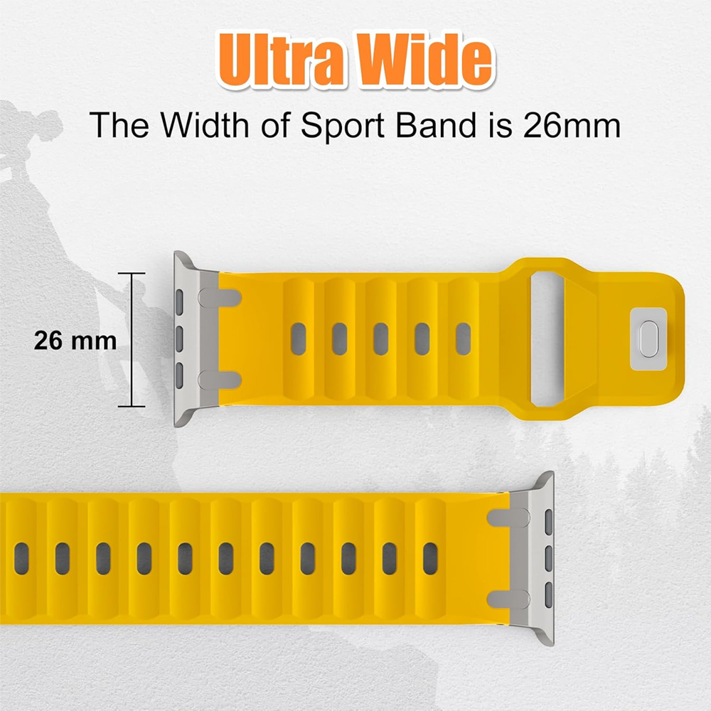Metal+Silicone Strap for Apple - огляд і ціна Smartwatch Apple Watches For Men